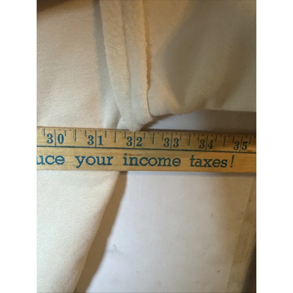 Bibi XL Cream XOXO Chenille Patch Sweatshirt Valentine's Pullover NWT Boutique - Picture 3 of 5